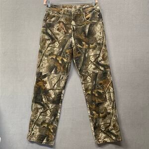 Vintage Wrangler Real Tree Camo Double Knee Jeans Mens 32x34* Hunting Pants